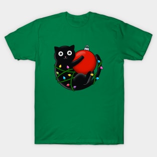 Cat and Christmas T-Shirt